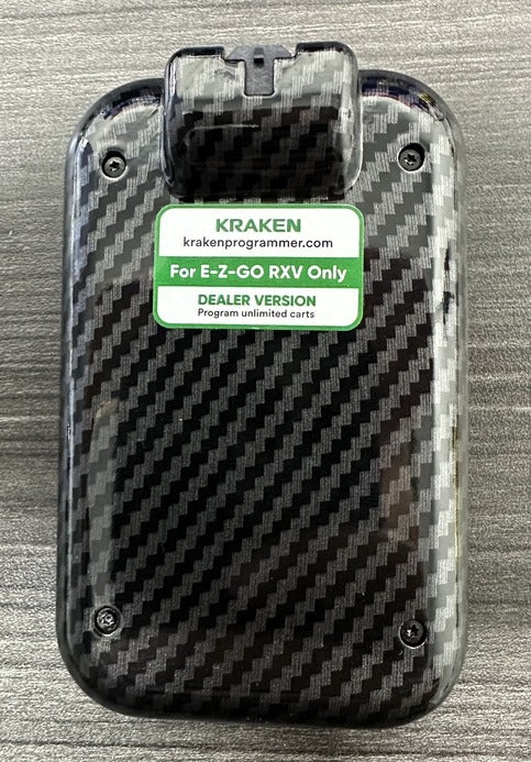 Kraken Dealer Version Golf Cart Programmer for EZGO RXV Golf Carts. Unlimited Tuning. High speed. Curtis Fault Diagnostics